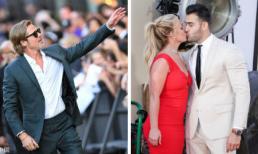 Brad Pitt lấy lại phong độ sau thời gian héo mòn; Britney Spears khóa môi phi công trẻ trên thảm đỏ 
