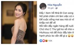 Xem 'Về nhà đi con', Hoà Minzy ngộ ra phụ nữ nên có nhiều tiền và không quên bật mí chuyện sinh con