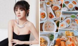 Những mâm cơm ở cữ vô cùng hấp dẫn của mỹ nhân 'Ỷ thiên đồ long ký' khiến chị em nào cũng muốn… đẻ