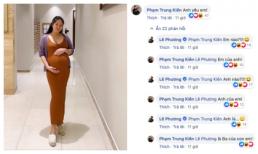 Lê Phương đăng ảnh nặng nề nhưng rạng rỡ ở tháng thứ 7 thai kì, ông xã lập tức tỏ tình ngọt ngào