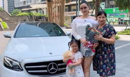 Maya tậu xế hộp mới Mercedes sang sịn