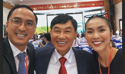 Lần đầu Hà Tăng làm điều này cho bố chồng vì quá tự hào