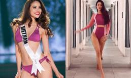 Phạm Hương tái hiện màn catwalk 'đánh võng quá đà' gây tranh cãi hồi thi Miss Universe