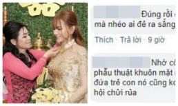 Không chỉ tấn công vợ chồng Thu Thuỷ, cư dân mạng tràn sang facebook mẹ chồng nữ ca sĩ yêu cầu dạy lại con trai