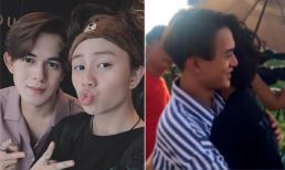 Không chỉ được nắm tay, Bảo còn tiết lộ cảnh ôm chặt Dương trong 'Về nhà đi con'