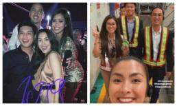 Rất lâu mới thấy vợ chồng Hà Tăng hội ngộ hai em út Tiên Nguyễn và Hiếu Nguyễn