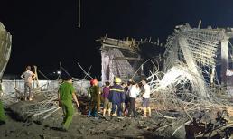Hải Phòng: Sập giàn giáo công trình cây xăng, 8 người mất tích và bị thương
