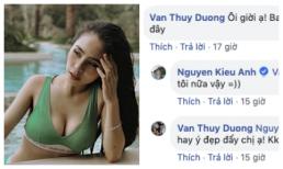 Khoe vòng 1 đẫy đà, thân hình nuột nà, ca nương Kiều Anh được mẹ chồng vào tận facebook thốt lời khen 