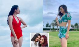 Mặc đồ bơi được Lê Giang khen 'ngon', Lê Lộc liền trả lời: 'Mẹ mà không sửa là cũng ngon rồi'