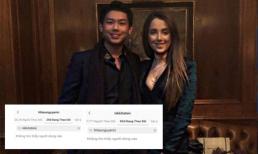 Cậu út nhà chồng Hà Tăng - Hiếu Nguyễn và bạn gái Tây lại xóa ảnh, hủy theo dõi trang cá nhân