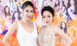 Hoa hậu Hạ My đọ dáng quyến rũ bên Hoa hậu Hà Kiều Anh