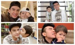 Tan chảy với khoảnh khắc tình cảm của Đan Trường và con trai nhỏ