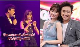 Chuyên xài ké đồ hiệu của chồng, Hari Won bị Trấn Thành 'xử phũ' ngay trên sân khấu