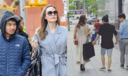 Angelina Jolie đích thân đưa Maddox tới Hàn nhập học, lo lắng khi con lần đầu xa nhà 