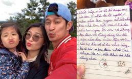 Diễn viên Huy Khánh nghẹn ngào khi đọc những dòng chữ con gái viết về ba