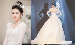 Á hậu Huyền My đăng ảnh mặc váy cưới, nói đi lấy chồng khiến fans xôn xao