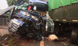 Xe tải đấu đầu với xe đầu kéo ở Sơn La khiến tài xế tử vong tại chỗ