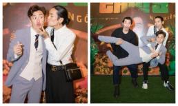 Dàn sao 'Chạy đi chờ chi' hội ngộ: BB Trần vừa cưỡng hôn vừa hợp lực cùng Liên Bỉnh Phát bế bổng Ngô Kiến Huy