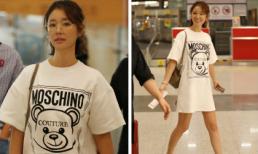 Dính tin đồn bầu bí, Lâm Tâm Như để mặt mộc, mặc đồ rộng thùng thình trở về Đài Loan 