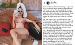 Hot girl Hàn Hằng lên tiếng về tin đồn quỵt tiền, đăng ảnh phản cảm