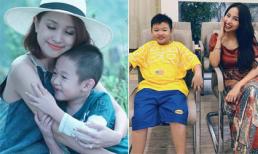 Fan ngỡ ngàng trước hình ảnh cao lớn phổng phao, bụ bẫm lên trông thấy của con trai Vân Hugo