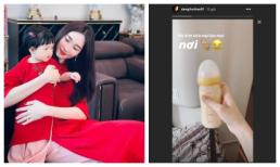 Dù là 'Hoa hậu của Hoa hậu', Đặng Thu Thảo cũng phải làm mẹ bỉm sữa mọi lúc mọi nơi như ai
