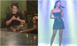 Ông Cao Thắng lặng lẽ ngồi quán cafe đợi trong lúc bạn gái Đông Nhi đi diễn