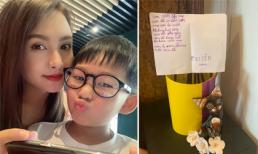Lỡ làm vỡ bình hoa của mẹ, con trai Bảo Thanh có cách sửa sai cực yêu