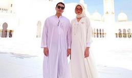 Lan Khuê lộ bụng bầu vượt mặt nhưng gây tò mò vì chụp ảnh cùng chồng lại 'nghiêm túc' như ảnh thẻ