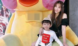Thu Thuỷ bất ngờ đăng ảnh tình cảm cùng con trai sau thời gian khủng hoảng vì scandal