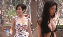 Nhan sắc 'lão hóa ngược' như Xa Thi Mạn cũng có ngày lép vế toàn tập vì mỹ nhân ngực khủng này