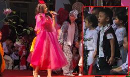 Chí Nhân đăng ảnh vợ cũ Thu Quỳnh hát trong ngày khai trường của con trai