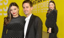 Miranda Kerr xinh đẹp bế bụng bầu lần ba đến ủng hộ chồng tỷ phú
