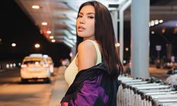 Minh Tú diện style sân bay cực ngầu, lên đường sang Mỹ dự 'New York Fashion Week 2019'