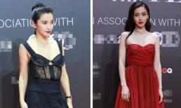 Lý Băng Băng diện trang phục như nội y; Angelababy khoe khéo vòng một gợi cảm trên thảm đỏ