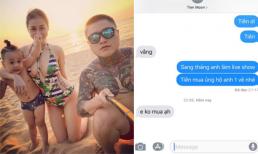 Nhắn tin cho vợ cũ nhờ mua vé ủng hộ liveshow, Vũ Duy Khánh nhận phản hồi phũ