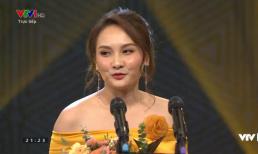 Bảo Thanh nói gì khi vượt mặt Thu Quỳnh nhận giải Diễn viên ấn tượng của VTV Awards 2019