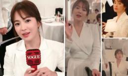 Song Hye Kyo chơi cây trắng sang chảnh tham dự 'Tuần lễ thời trang New York'