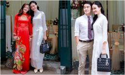 Người mẫu Tuyết Lan rạng rỡ cùng ông xã Việt kiều dự đám cưới chị gái ruột