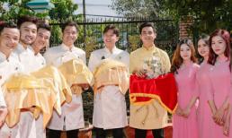 Đi bê tráp cho bạn, Quốc Trường gây chú ý vì quá điển trai