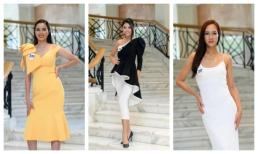 Thí sinh Hoa hậu Hoàn vũ Việt Nam 2019 khu vực phía Bắc khoe dáng trước thềm thi ứng xử