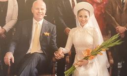 Sau khi tiết lộ mặt con, Thu Minh lần đầu khoe ảnh cưới bên chồng Tây