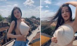 Nữ diễn viên trẻ bị chỉ trích vì bán nude, uốn éo khoe thân ở phố cổ Hội An