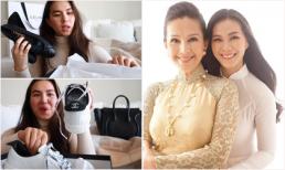 Ái nữ nhà 'Nữ hoàng ảnh lịch' Diễm My 'đập hộp' hàng hiệu không thua kém Ngọc Trinh