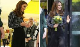 Bị nghi ngờ mang thai lần 4, Công nương Kate vẫn tự tin khoe vóc dáng siêu mảnh mai 