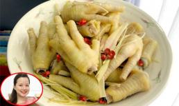 Học MC Minh Trang cách làm chân gà ngâm sả quất chua ngọt cực ngon cho ngày cuối tuần