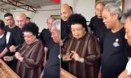 'Đường Tăng' Trì Trọng Thụy tháp tùng, kính cẩn bên vợ tỷ phú lớn tuổi gây phản ứng trái chiều