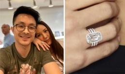 Khoe nhẫn kim cương ở ngón áp út, Hoa hậu Thu Hoài đã đồng ý lời cầu hôn của bạn trai?