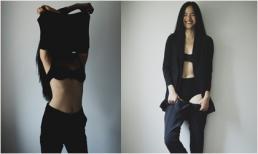 Người mẫu Tuyết Lan gây xôn xao với màn 'tụt quần, vén áo' khoe nội y