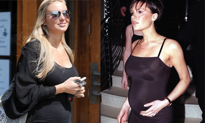 'Nghía' qua thời trang mang bầu sành điệu của các WAGs